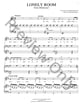 Lonely Room piano sheet music cover